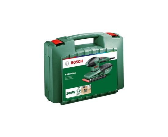Шлифовальная машина Bosch PSS 200 AC 200Вт, платформа 93x230, 24000 цв/мин, 1.6кг (0.603.340.100), изображение 2 Шлифовальная машина Bosch PSS 200 AC 200Вт, платформа 93x230, 24000 цв/мин, 1.6кг (0.603.340.100), изображение 2