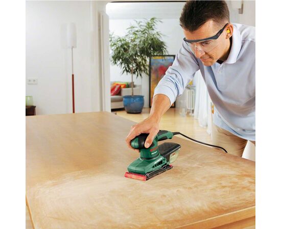 Шлифовальная машина Bosch PSS 200 AC 200Вт, платформа 93x230, 24000 цв/мин, 1.6кг (0.603.340.100), изображение 4 Шлифовальная машина Bosch PSS 200 AC 200Вт, платформа 93x230, 24000 цв/мин, 1.6кг (0.603.340.100), изображение 4