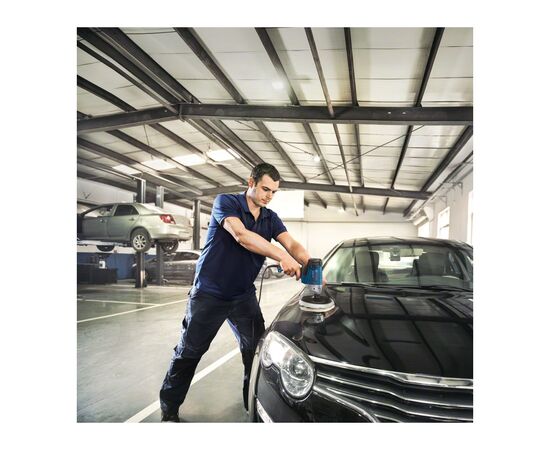 Шліфувальна машина Bosch полірувальна GPO 950 950Вт, 180мм, 600-2100об/хв 2.3кг (0.601.3A2.020), зображення 3 Шліфувальна машина Bosch полірувальна GPO 950 950Вт, 180мм, 600-2100об/хв 2.3кг (0.601.3A2.020), зображення 3