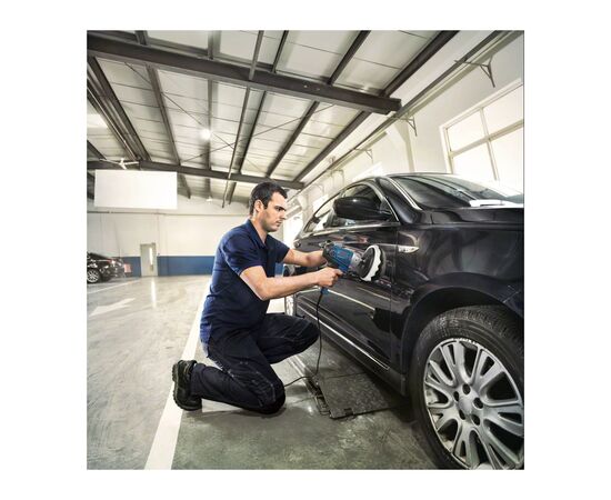 Шліфувальна машина Bosch полірувальна GPO 950 950Вт, 180мм, 600-2100об/хв 2.3кг (0.601.3A2.020), зображення 4 Шліфувальна машина Bosch полірувальна GPO 950 950Вт, 180мм, 600-2100об/хв 2.3кг (0.601.3A2.020), зображення 4