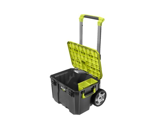 Ящик для інструментів Ryobi модульний Link RSL201, на коліщатках, телескопічне руків'я, 39х57х49.5см, пластик (5132006074)