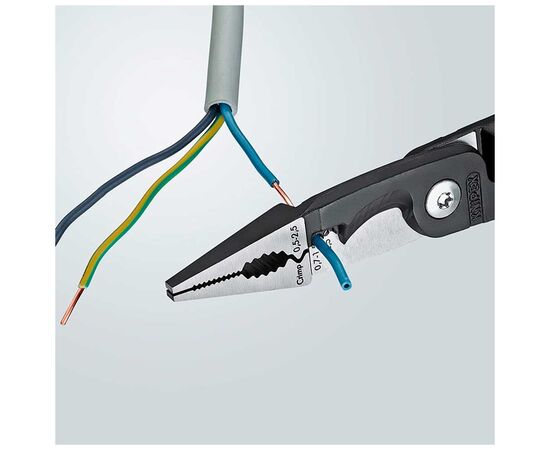 Клещи KNIPEX для электромонтажных работ 200мм (13 82 200), изображение 4 Клещи KNIPEX для электромонтажных работ 200мм (13 82 200), изображение 4