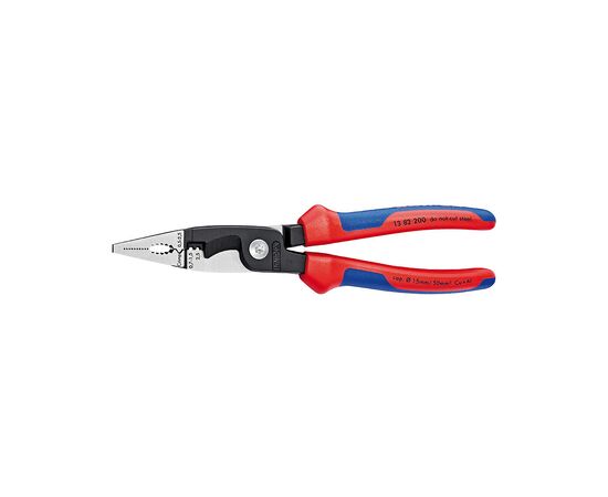 Кліщі KNIPEX для електромонтажних робіт 200мм (13 82 200)