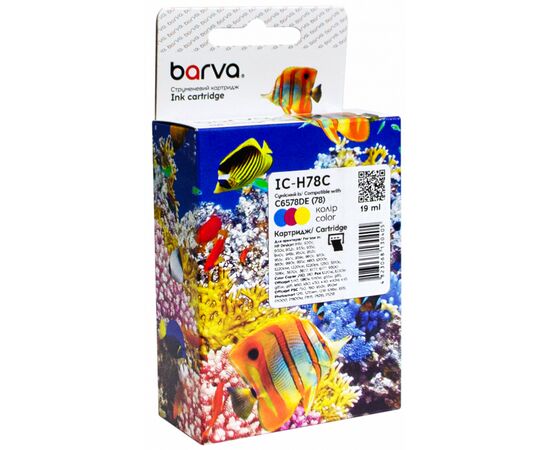 Картридж Barva HP 78 (C6578DE) 560 арк, Color (IC-H78C)