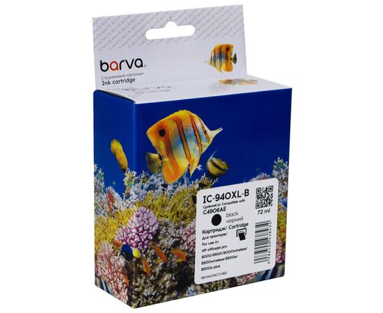 Картридж Barva HP 940XL (C4906AE) 2200 c, Black (IC-940XL-B)