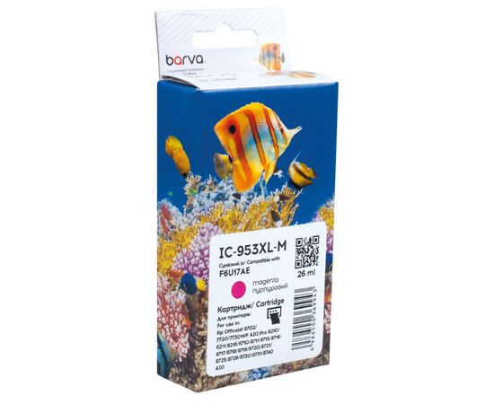 Картридж Barva HP 953XL (F6U13AE/F6U17AE) 1600 c, Magenta (IC-953XL-M)