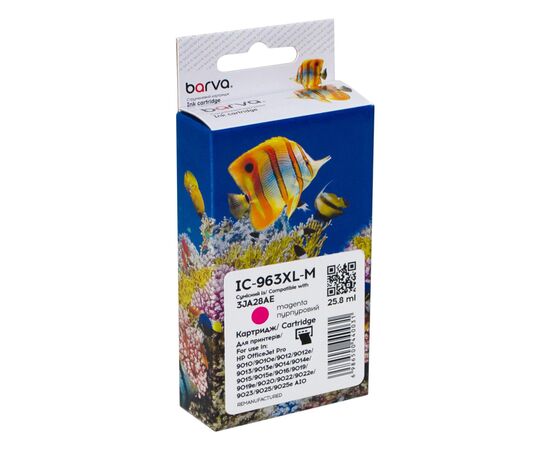Картридж Barva HP 963XL (3JA24AE/3JA28AE) 1600 c, Magenta (IC-963XL-M)