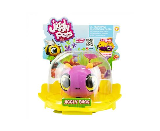 Інтерактивна іграшка Jiggly pets Фіолетова гусениця (6337836), зображення 4