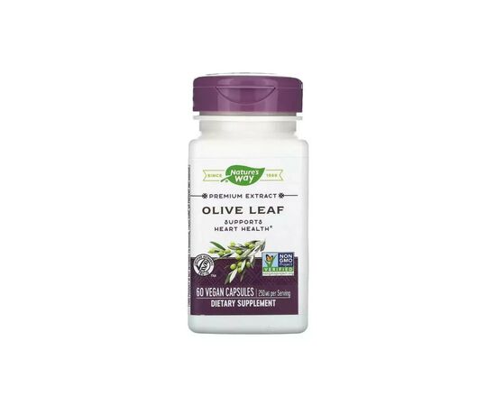 Трави Nature's Way Оливкове Листя, екстракт преміум-класу, 250 мг, Olive Leaf, (NWY-64000)