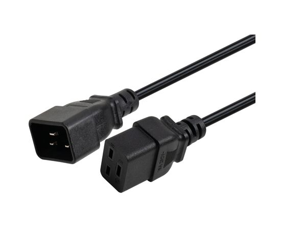 Кабель питания C19 to C20 1.8m 1.5mm2 copper Vinga (VYPCC19201815CU), изображение 3 Кабель питания C19 to C20 1.8m 1.5mm2 copper Vinga (VYPCC19201815CU), изображение 3