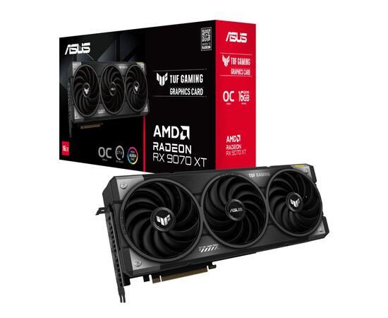Видеокарта ASUS Radeon RX 9070 XT 16Gb TUF OC GAMING (TUF-RX9070XT-O16G-GAMING), изображение 10 Видеокарта ASUS Radeon RX 9070 XT 16Gb TUF OC GAMING (TUF-RX9070XT-O16G-GAMING), изображение 10
