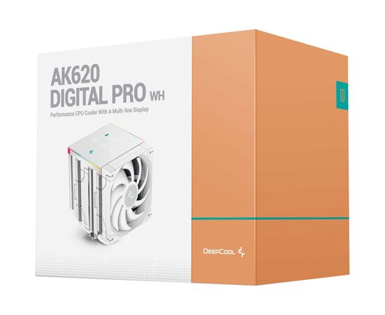 Кулер до процесора Deepcool AK620 Digital Pro White (R-AK620-WHAPMN-G), зображення 10 Кулер до процесора Deepcool AK620 Digital Pro White (R-AK620-WHAPMN-G), зображення 10