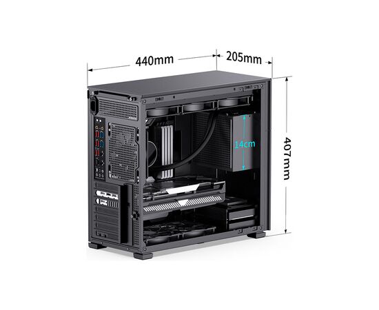 Корпус JONSBO D41 STD Black, зображення 12 Корпус JONSBO D41 STD Black, зображення 12