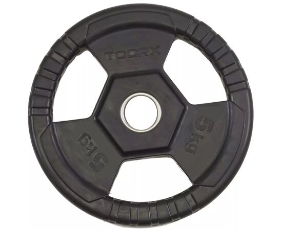 Диск для штанги Toorx 15 кг 25 мм Чорний (DGG-15) (931408)