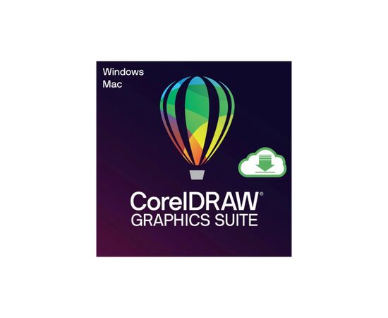 ПЗ для мультимедіа Corel CorelDRAW Graphics Suite 2025 EN/FR/DE/IT/ES/BP/NL Windows/Mac (ESDCDGS2025ML)