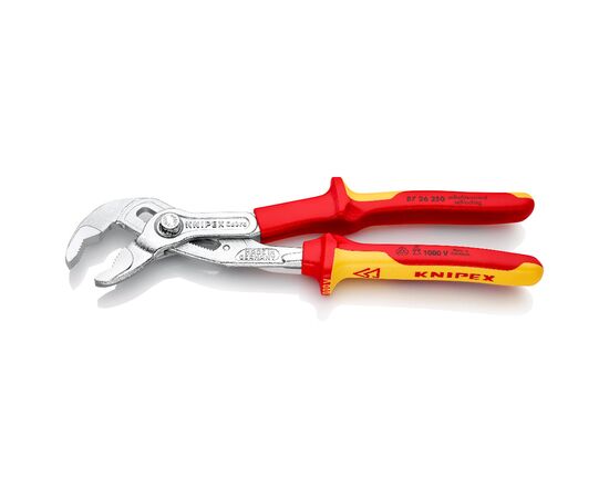 Клещи KNIPEX сантехнические Cobra VDE 87 26 250 (электроизолированные 1000V) (87 26 250), изображение 2