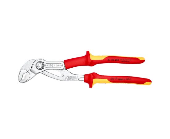 Клещи KNIPEX сантехнические Cobra VDE 87 26 250 (электроизолированные 1000V) (87 26 250), изображение 3