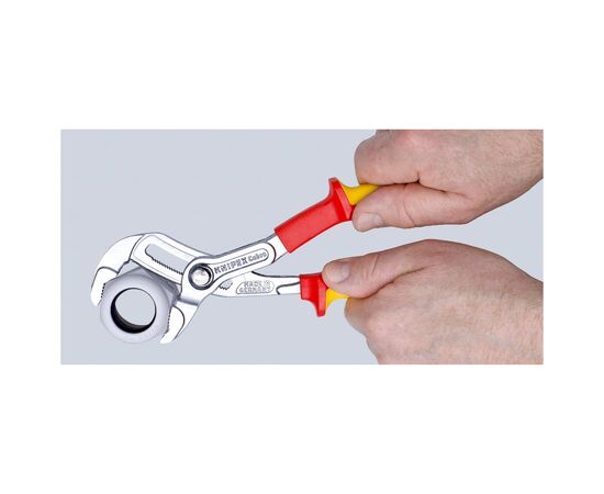 Клещи KNIPEX сантехнические Cobra VDE 87 26 250 (электроизолированные 1000V) (87 26 250), изображение 4