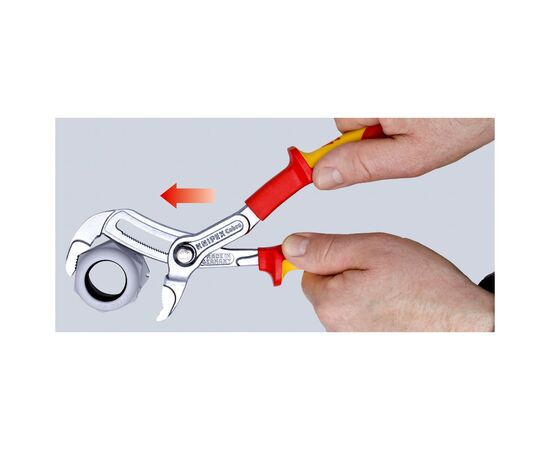 Клещи KNIPEX сантехнические Cobra VDE 87 26 250 (электроизолированные 1000V) (87 26 250), изображение 5