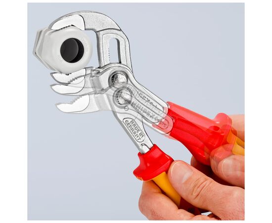 Клещи KNIPEX сантехнические Cobra VDE 87 26 250 (электроизолированные 1000V) (87 26 250), изображение 6