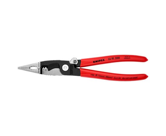 Плоскогубці KNIPEX електромонтажні 200мм (13 91 200)