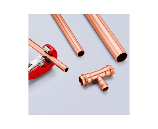 Труборез KNIPEX TubiX для стали, 6 – 35 мм (1/4"-1 3/8"), толщина стенок до 2 мм (90 31 02 SB), изображение 6