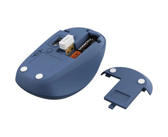 Мышка Trust Yvi+ Multi-Device Wireless/Bluetooth Blue (25455), изображение 4 Мышка Trust Yvi+ Multi-Device Wireless/Bluetooth Blue (25455), изображение 4
