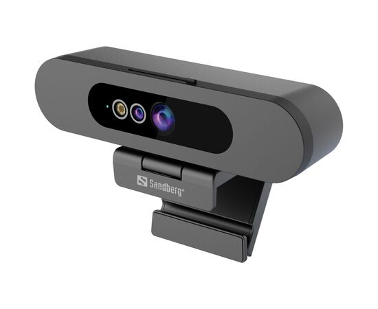 Веб-камера Sandberg Face-ID 2 HD 1080p Windows Hello USB-C/USB2.0 Black (134-40), изображение 2 Веб-камера Sandberg Face-ID 2 HD 1080p Windows Hello USB-C/USB2.0 Black (134-40), изображение 2