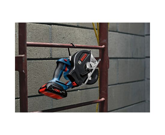 Дисковая пила Bosch GKM 18V-50, 18V, 2x5Ah, 136 мм, 4250 об/мин (0.601.6B8.002), изображение 3 Дисковая пила Bosch GKM 18V-50, 18V, 2x5Ah, 136 мм, 4250 об/мин (0.601.6B8.002), изображение 3