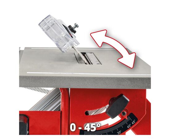 Дисковая пила Einhell TC-TS 8, 500-800Вт, 200мм, 505х373мм (4340412), изображение 5 Дисковая пила Einhell TC-TS 8, 500-800Вт, 200мм, 505х373мм (4340412), изображение 5