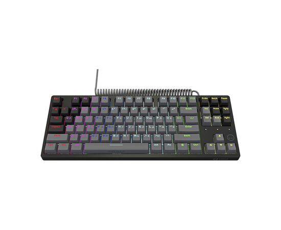 Клавиатура Lorgar Azar 514TKL RGB Mechanical USB UA Black/Grey (LRG-GK514TKL-BK-UA), изображение 2 Клавиатура Lorgar Azar 514TKL RGB Mechanical USB UA Black/Grey (LRG-GK514TKL-BK-UA), изображение 2