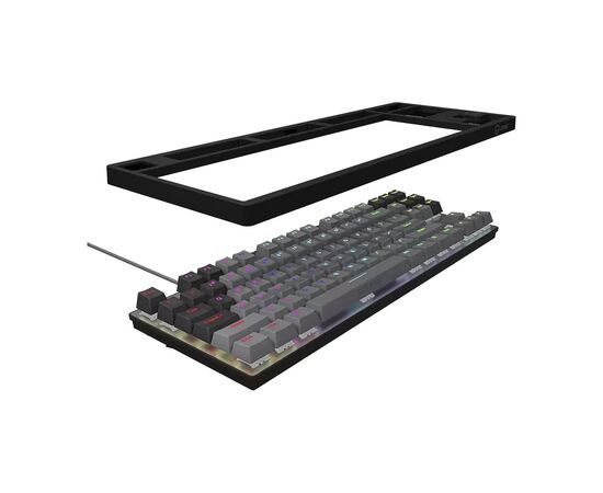 Клавиатура Lorgar Azar 514TKL RGB Mechanical USB UA Black/Grey (LRG-GK514TKL-BK-UA), изображение 7 Клавиатура Lorgar Azar 514TKL RGB Mechanical USB UA Black/Grey (LRG-GK514TKL-BK-UA), изображение 7