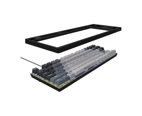 Клавиатура Lorgar Azar 514TKL RGB Mechanical USB UA White/Grey (LRG-GK514TKL-WH-UA), изображение 7 Клавиатура Lorgar Azar 514TKL RGB Mechanical USB UA White/Grey (LRG-GK514TKL-WH-UA), изображение 7