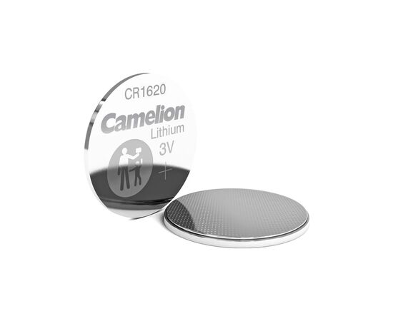 Батарейка CR 1620 Lithium * 5 Camelion (CR1620-BP5), изображение 2 Батарейка CR 1620 Lithium * 5 Camelion (CR1620-BP5), изображение 2