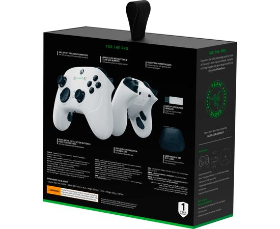 Геймпад Razer Wolverine V3 Pro White (RZ06-05200200-R3M1), зображення 12 Геймпад Razer Wolverine V3 Pro White (RZ06-05200200-R3M1), зображення 12