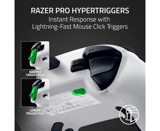 Геймпад Razer Wolverine V3 TE White (RZ06-05210200-R3M1), изображение 11 Геймпад Razer Wolverine V3 TE White (RZ06-05210200-R3M1), изображение 11