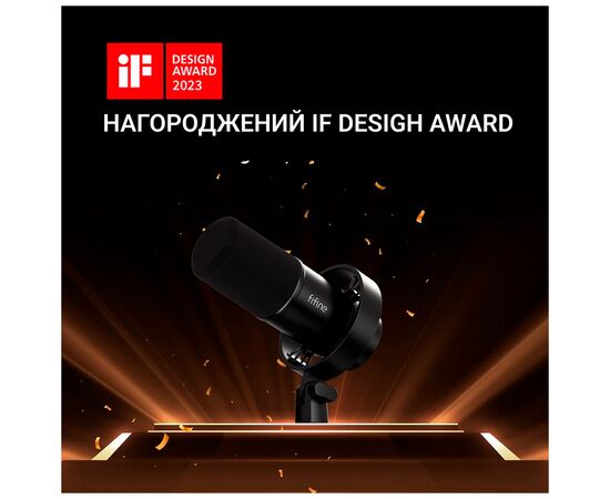 Мікрофон Fifine T688 USB/XLR Black (T688), зображення 5 Мікрофон Fifine T688 USB/XLR Black (T688), зображення 5