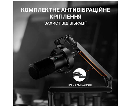 Мікрофон Fifine T688 USB/XLR Black (T688), зображення 8 Мікрофон Fifine T688 USB/XLR Black (T688), зображення 8