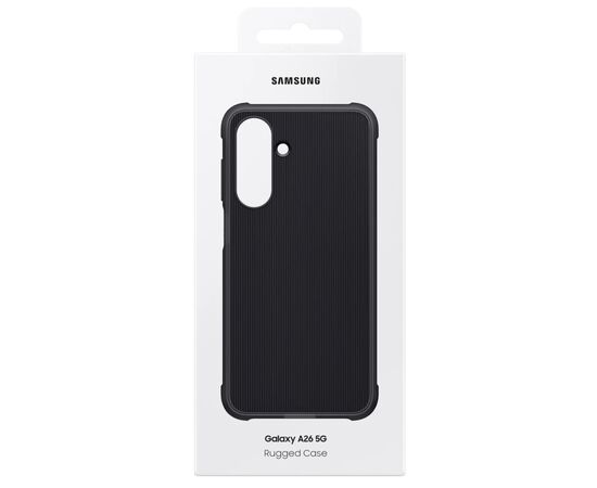 Чехол для мобильного телефона Samsung Galaxy A26 (A266) Rugged case Black (EF-RA266CBEGWW), изображение 6 Чехол для мобильного телефона Samsung Galaxy A26 (A266) Rugged case Black (EF-RA266CBEGWW), изображение 6