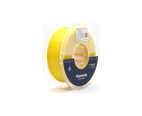 Пластик для 3D-принтера Gembird PETG High Speed, 1.75 мм, 1 кг, yellow (3DP-PETG1.75HY-01-Y)