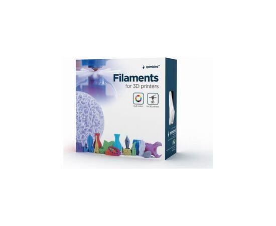 Пластик для 3D-принтера Gembird PLA High Speed 1.75 мм, 1kg black (3DP-PLA1.75HY-01-BK), зображення 3 Пластик для 3D-принтера Gembird PLA High Speed 1.75 мм, 1kg black (3DP-PLA1.75HY-01-BK), зображення 3