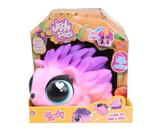 Интерактивная игрушка Jiggly pets Ежик розовый (6337830), изображение 5 Интерактивная игрушка Jiggly pets Ежик розовый (6337830), изображение 5