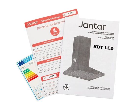 Вытяжка кухонная Jantar KBT 1000 LED 60 IS, изображение 8 Вытяжка кухонная Jantar KBT 1000 LED 60 IS, изображение 8