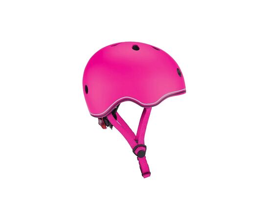 Шлем Globber Evo light розовый с фонариком 45-51 см (506-110), изображение 2 Шлем Globber Evo light розовый с фонариком 45-51 см (506-110), изображение 2