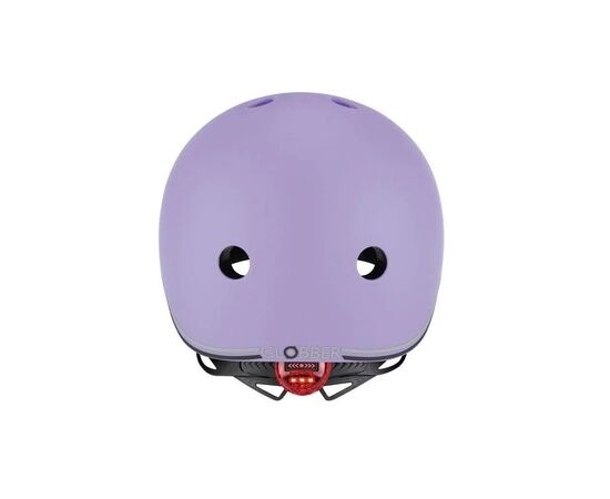 Шлем Globber Go up lights 45-51см лавандовий, з ліхтариком (506-103), изображение 4 Шлем Globber Go up lights 45-51см лавандовий, з ліхтариком (506-103), изображение 4