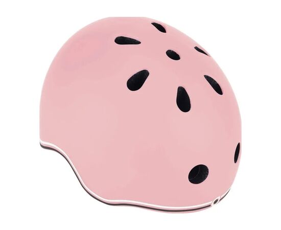 Шлем Globber Go up lights 45-51см пастельний рожевий, з ліхтариком (506-210), изображение 3 Шлем Globber Go up lights 45-51см пастельний рожевий, з ліхтариком (506-210), изображение 3