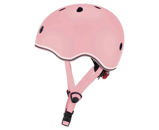 Шолом Globber Go up lights 45-51см пастельний рожевий, з ліхтариком (506-210)