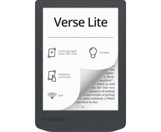 Электронная книга Pocketbook 619 Verse Lite, Midnight Grey (PB619-T-CIS)