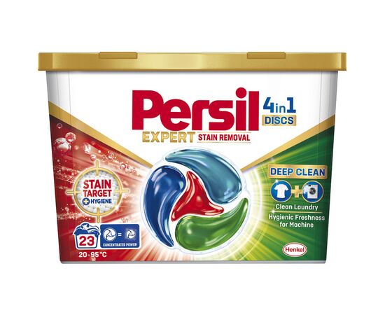 Капсули для прання Persil 4in1 Discs Expert Stain Removal Deep Clean 23 шт. (9000101829037)