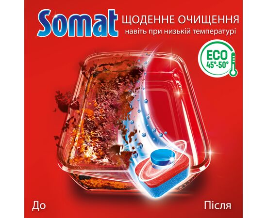 Таблетки для посудомийних машин Somat Gold 120 шт. (9000101808803), зображення 4 Таблетки для посудомийних машин Somat Gold 120 шт. (9000101808803), зображення 4
